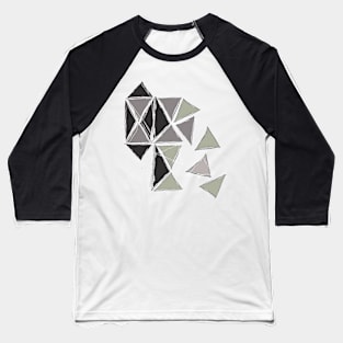 Tribal Triangles Baseball T-Shirt